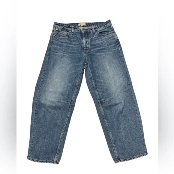 MADEWELL The Darted Barrel-Leg Jean size 29 Dobbins WashRigid - Picture 9 of 9